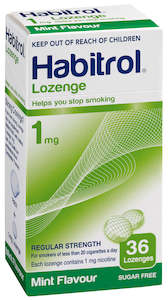 Personal Care Smoking: Habitrol Nicotine Lozenges Mint 1mg 36