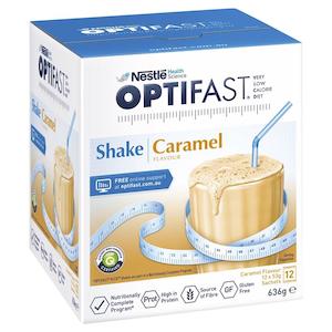 Diet Nutrition Optifast: Optifast VLCD Caramel Flavour Shake x 12