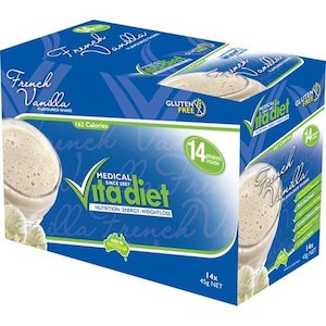Diet Nutrition Vita Diet: Vita Diet French Vanilla Shakes x 14