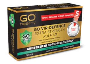 Go Healthy Vir Defence Rapid Extra Strength 30 caps