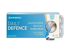 Blis Daily Defence Vanilla Lozenges 30s