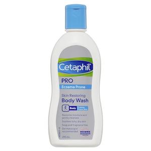 Medicated Skincare: Cetaphil Eczema Prone Body Wash 295ml