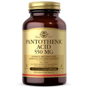 SOLGAR Pantothenic Acid 550mg 50