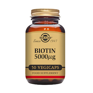 Solgar: SOLGAR Biotin 5000mcg 50 capsules