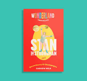 Frontpage: Strawberry & Champagne Cashew Milk Chocolate