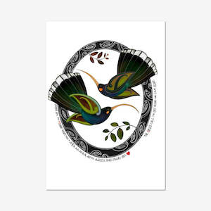 Amber Smith: Tumanako Huia | A4 | Limited Edition Print