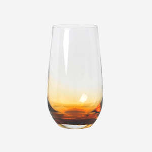 Broste: Tall Tumbler Glass | Amber