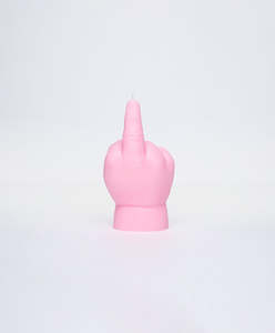 Candle Hand: Baby Hand Candle | Fuck You | Pink