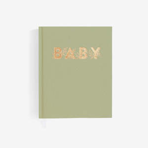 Fox Fallow: Mini Baby Book | Sage