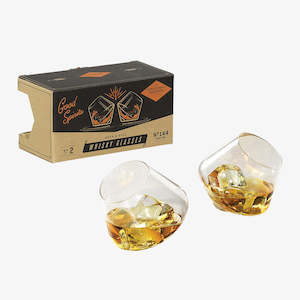 Gentlemens Hardware: Rock & Roll Whisky Glasses | Set of 2