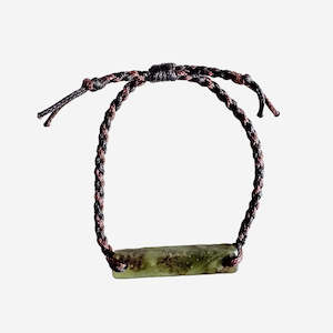 Him: Pounamu Rectangle Polished Bracelet | 1