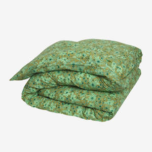 Decor: Evette Cotton Quilt Cover | Olive | King