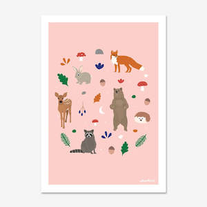 Prints: Art Print | Woodland Creatures