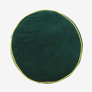Decor: Etienne Velvet Floor Cushion | Forest