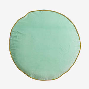 Decor: Etienne Velvet Floor Cushion | Jade
