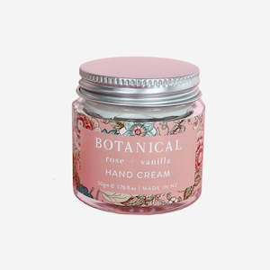 Botanical Skin Care: Hand Cream | Rose + Vanilla