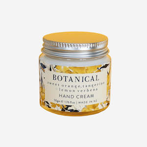 Botanical Skin Care: Hand Cream | Sweet Orange, Tangerine + Lemon Verbena
