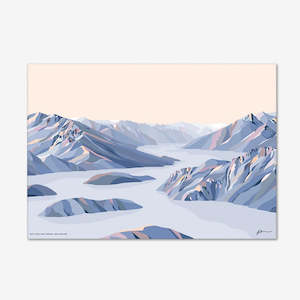 Bridget Hall: Mt Roy View Without Border Art Print