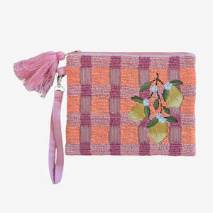 Purses Wallets: Beaded Purse | Lemon