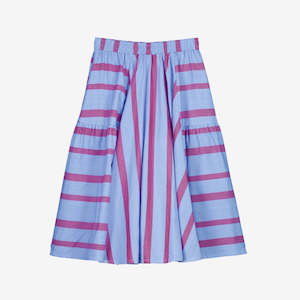 Clothes: Eula Skirt | Raspberry Stripe