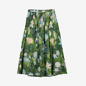 Clothes: Alma Yoke Skirt | Garden