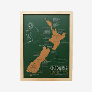 Him: Golf Courses Cork Map | A3
