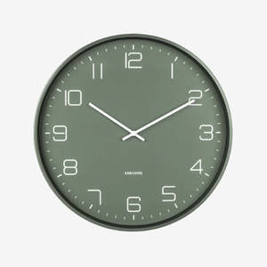 Lofty Wall Clock | Matte Green