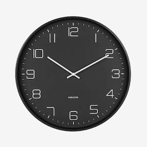 Lofty Wall Clock | Matte Black