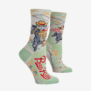 Blue Q: Womens Socks | Boss Kitty