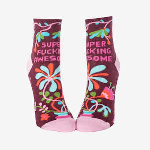 Womens Ankle Socks | Super Fucking Awesome