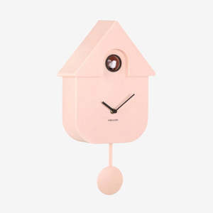 Live: Modern Cuckoo Clock | Soft Pink