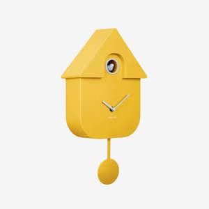 Decor: Modern Cuckoo Clock | Bright Yellow
