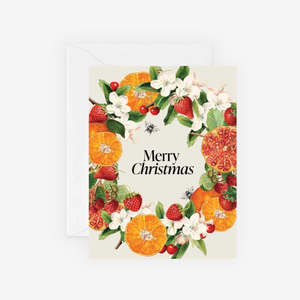 Gift Card | Merry Christmas Wreath