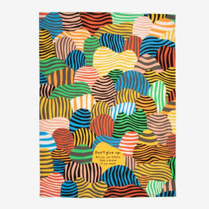 Fun: Tea Towel | Don't Give Up