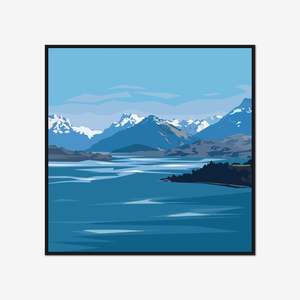 Lake Wakatipu | Box Frame