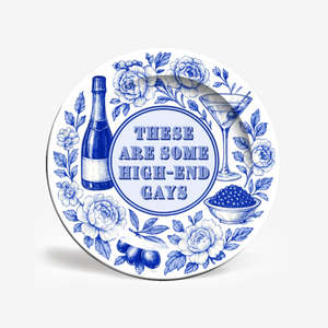 Drink Serve: High-End Gays Plate | Large