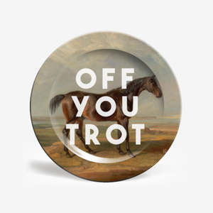 Drink Serve: Off You Trot Plate | Large