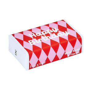 Soap | Happy Birthday (pink / red diamonds)