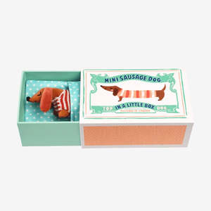Give: Mini Sausage Dog In A Little Box