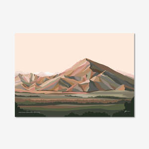 Mt Maude Natural Art Print