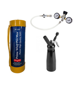 PrimeWhip PRO MAX 3.3L N2O Cannister +Cream Chargers Pressure Regulator and Adap&hellip;