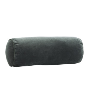 *SPECIAL 30% OFF Velvet bolster cushion, olive green