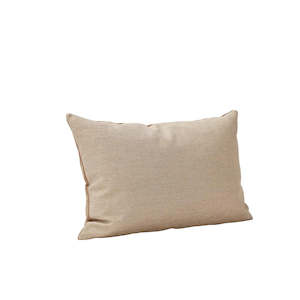 Cushions & Throws: Duo Cushion in Sandy beige and light Brown Velvet contrast, includes fill