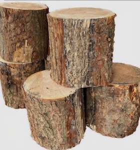 Frontpage: Pine Chopping Block