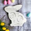 Products: Personalised Easter Bunny Treat Tray Woodland Designs