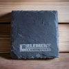 Slate Coaster - Engraved with your logo Woodland Designs