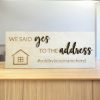 Products: Real Estate 'We Said YES to the ADDRESS' Photo Board Woodland Designs
