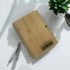 Products: Bamboo Notebook - Engraved with your logo Woodland Designs