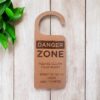 Products: Elf Danger Zone Sign Woodland Designs