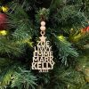 Personalised Family Tree Christmas Decoration Woodland Designs